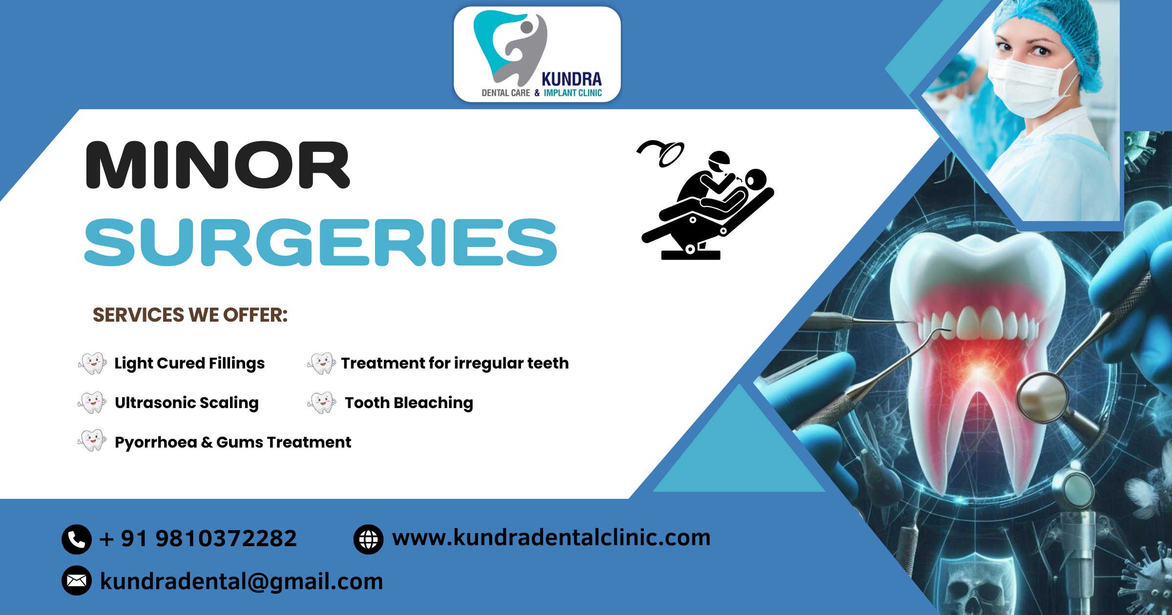 Best Dental Surgeon in Delhi – Transforming Smiles at Kundra Dental Care & Implant Clinic